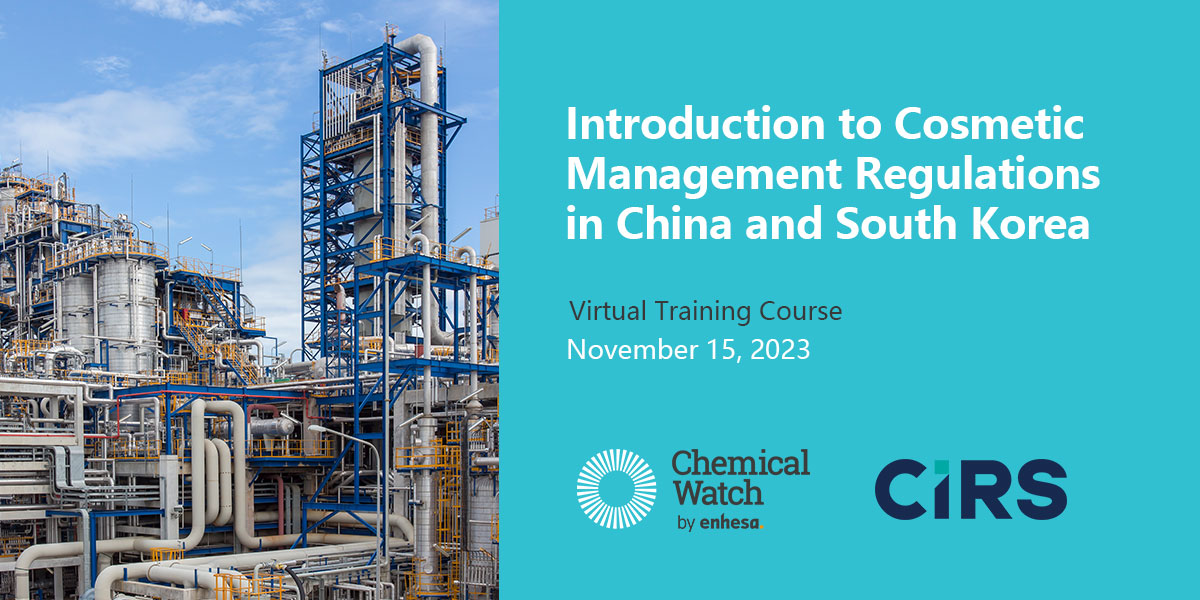 CIRS Europe Offers Exclusive Cosmetic Regulatory Training for Chemical Watch Members
