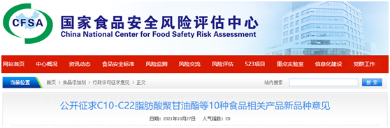 China,Food,FCM,Contact,Substance,New,Comments