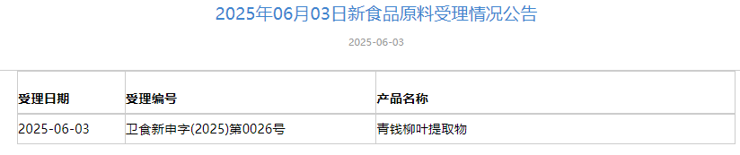 三新食品,青钱柳叶提取物,胭脂红,β-葡萄糖苷酶,2'FL