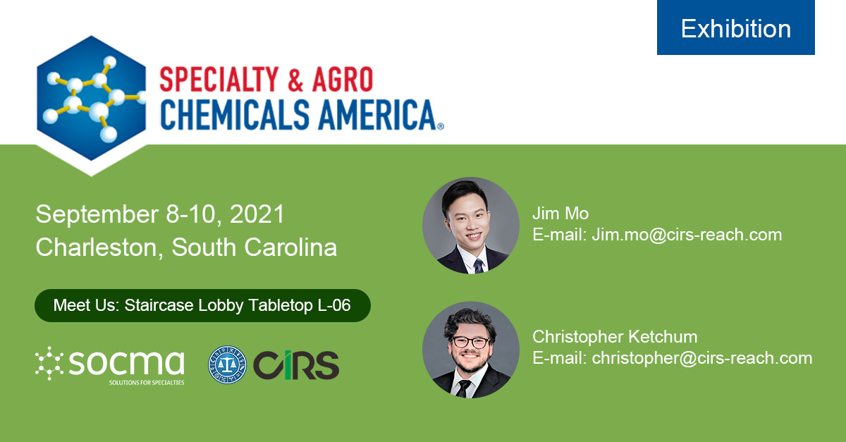 Agrochemical,Chemical,Exhibition,Speciality&Agro Chemicals America,CIRS