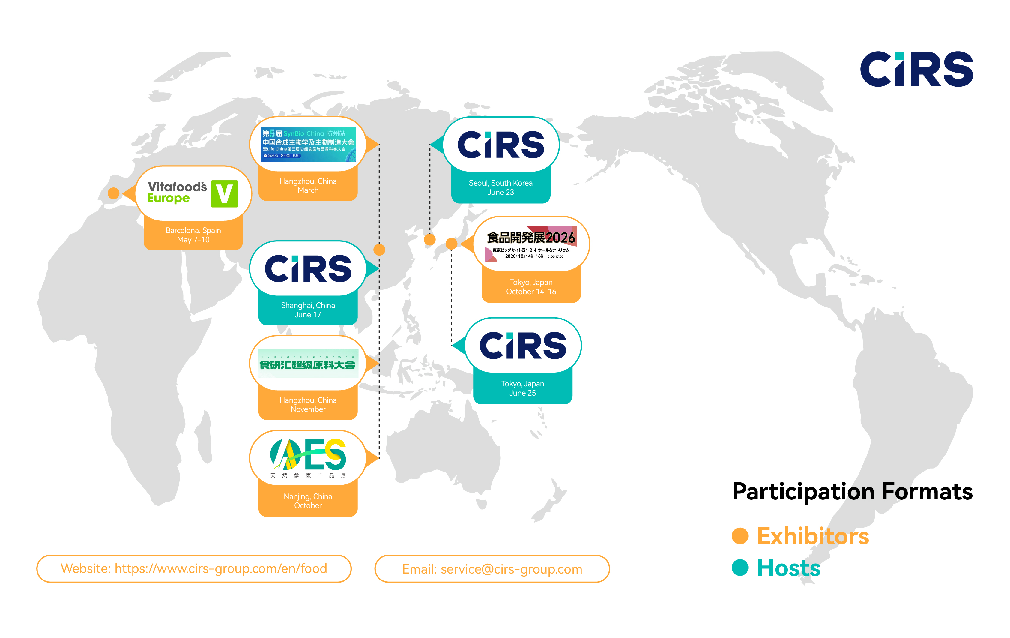 Meet Our Food Regulatory Team at Global Industry Events in 2026