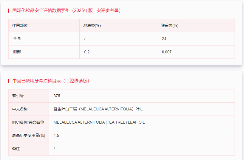 欧盟,茶树油,化妆品,妆合规