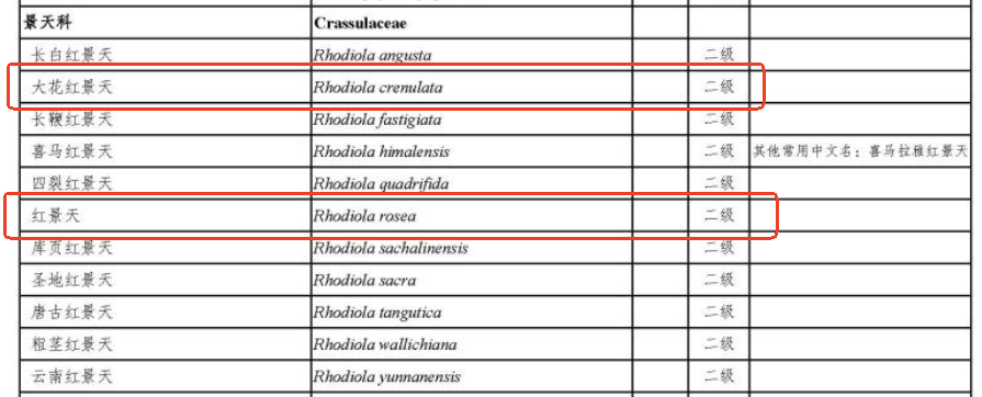 保健食品原料,红景天,合成生物学,红景天苷