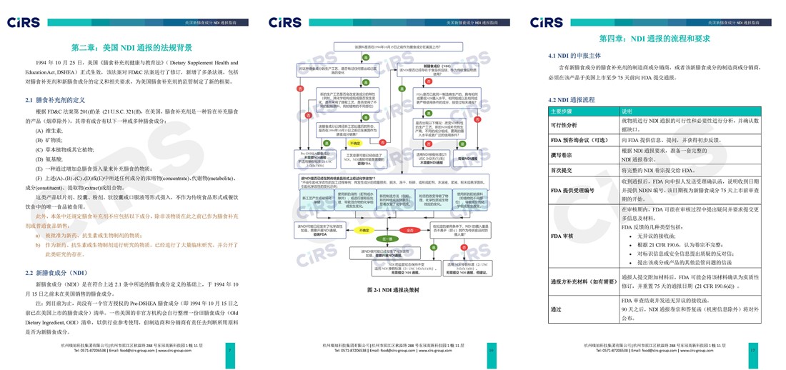 美国,新膳食成分,NDI,通报指南