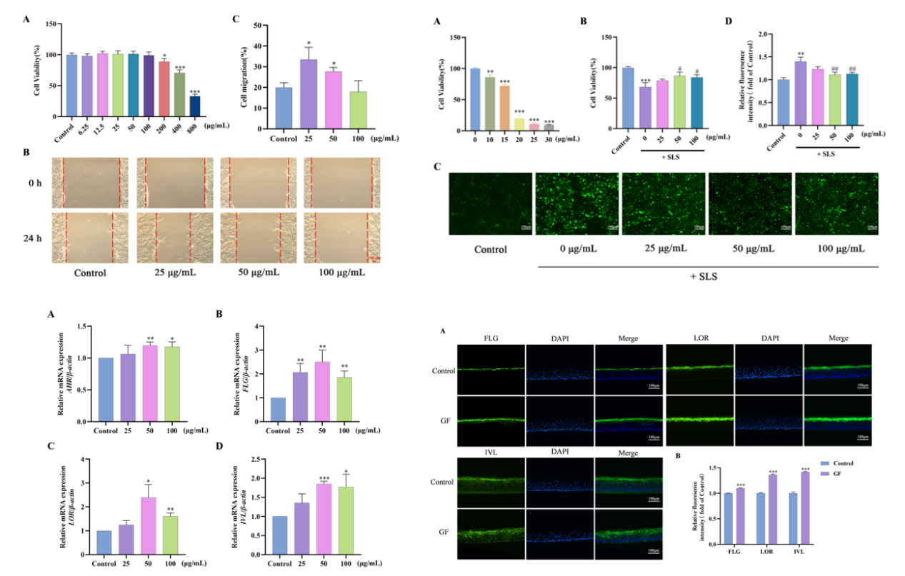 SCI期刊,科新生物,君裕集团,栀子提取物,增强,表皮屏障机制